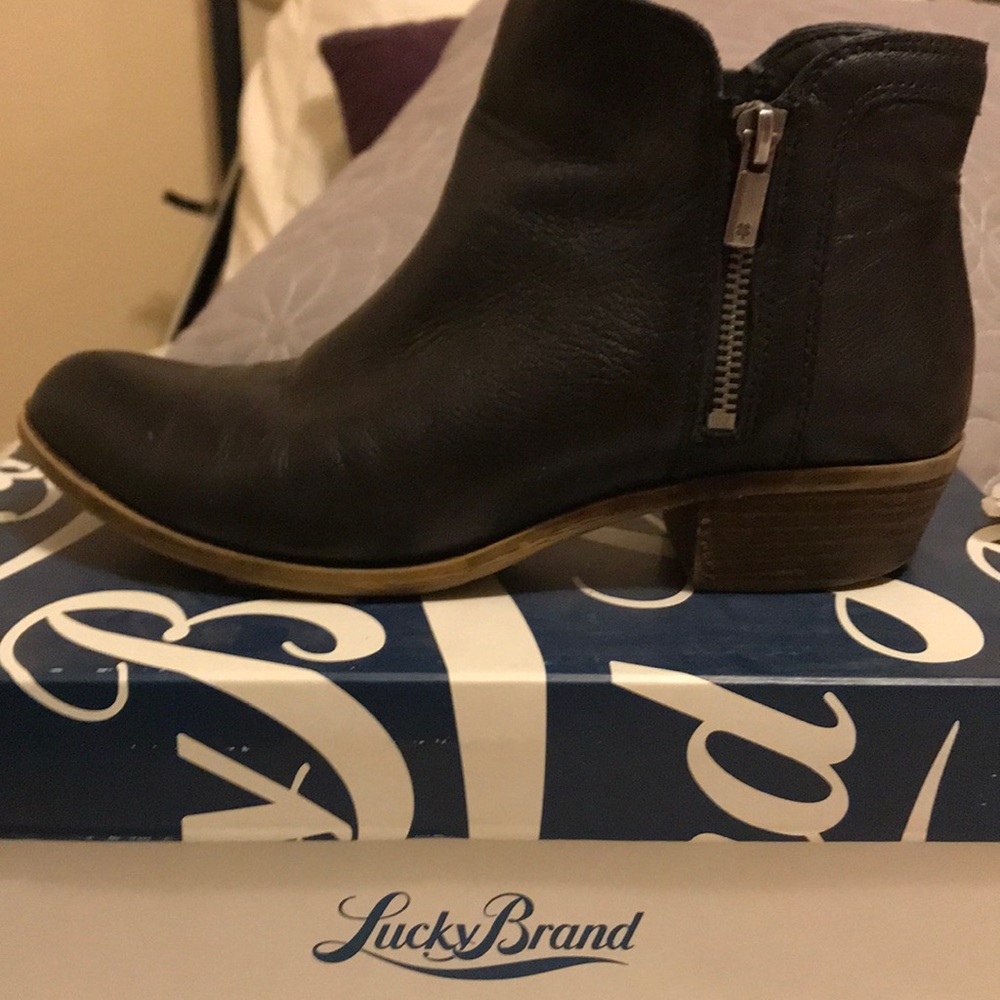 Lucky Brand Black Booties